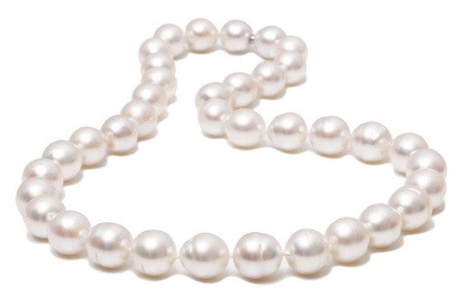 9k Yellow Gold Australian South Sea Cultured Pearl Strand